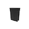 Toter 23 Gallon Slimline Rectangular Trash Can, Black SL023-00200 - alternate 1